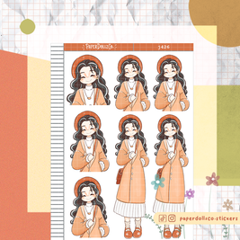 Date Night | Fabulous Fall | Just Dolls Stickers | J426