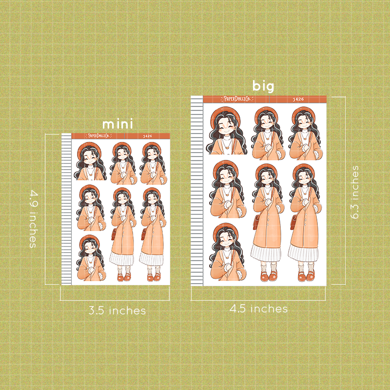 Date Night | Fabulous Fall | Just Dolls Stickers | J426