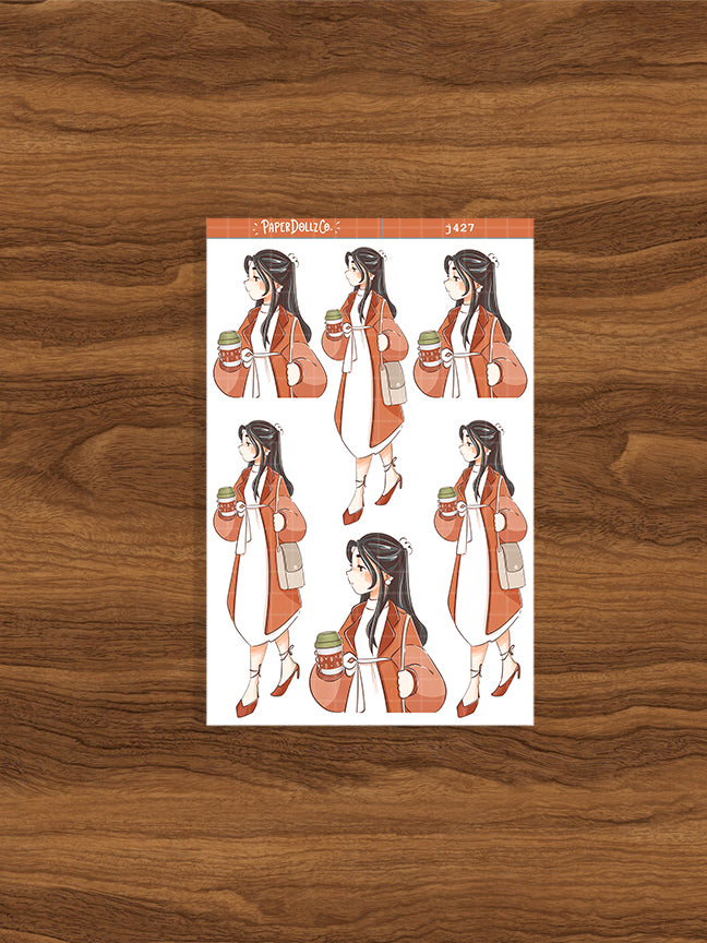 Office | Fabulous Fall | Just Dolls Stickers | J427