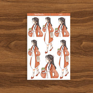 Office | Fabulous Fall | Just Dolls Stickers | J427
