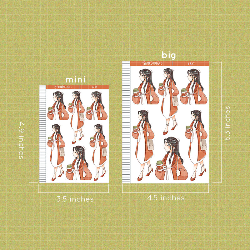 Office | Fabulous Fall | Just Dolls Stickers | J427