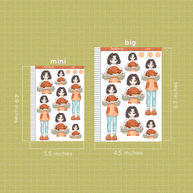 Thanksgiving | Fabulous Fall | Just Dolls Stickers | J428