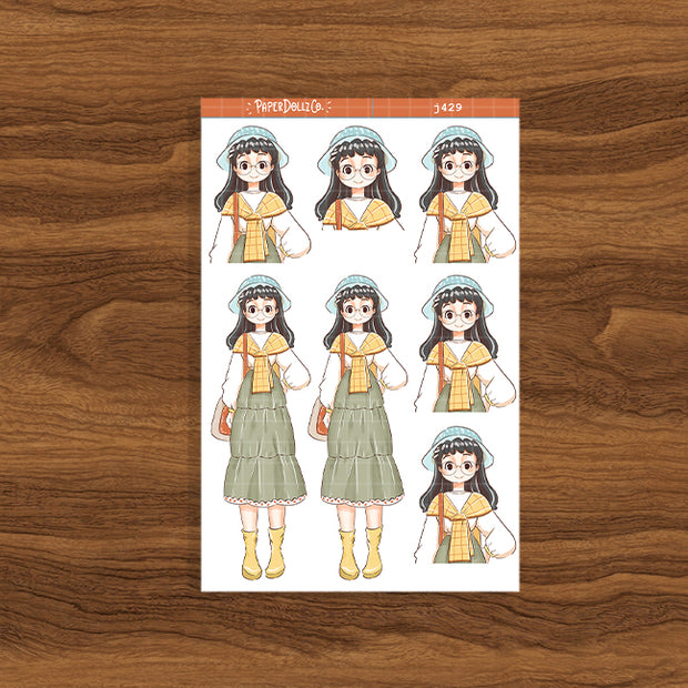 Travel | Fabulous Fall | Just Dolls Stickers | J429