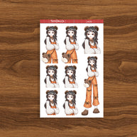 Bear | Fluffy Tails | Just Dolls Stickers | J431