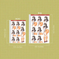 Fox | Fluffy Tails | Just Dolls Stickers | J432