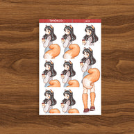 Fox | Fluffy Tails | Just Dolls Stickers | J432