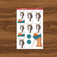 Deer | Fluffy Tails | Just Dolls Stickers | J433