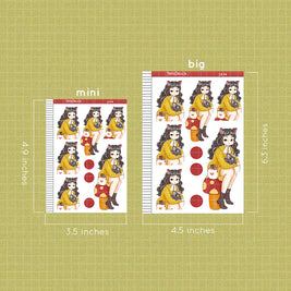 Cat | Fluffy Tails | Just Dolls Stickers | J434