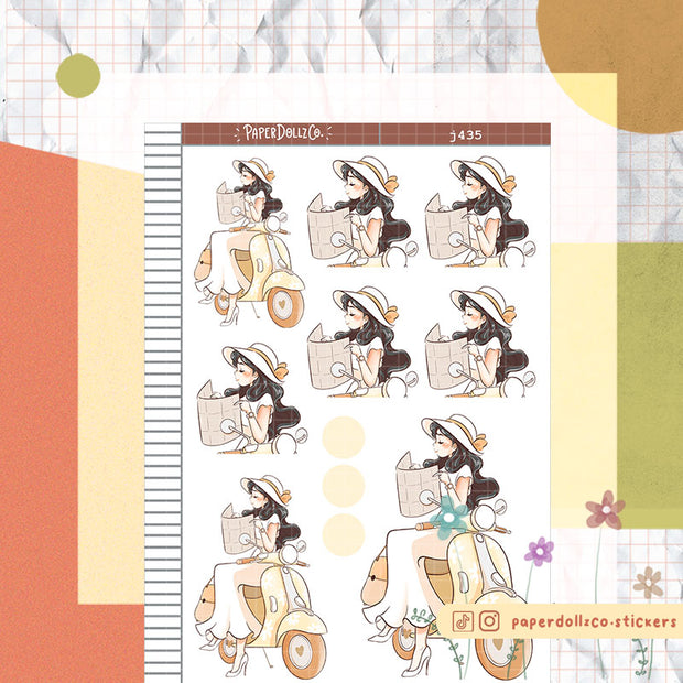 Roadtrip | Wanderlust | Just Dolls Stickers | J435