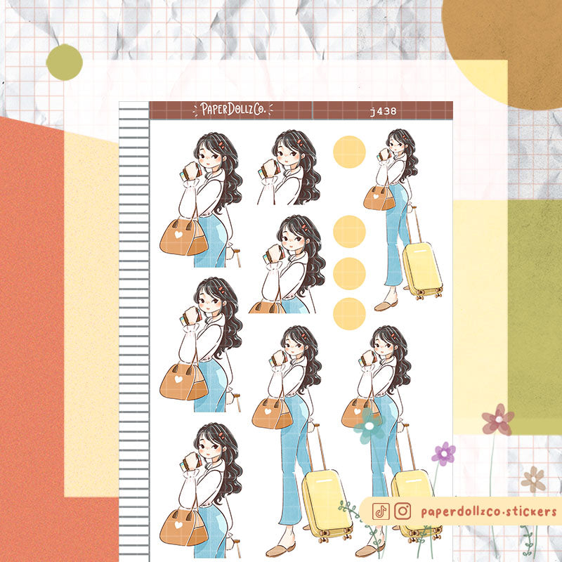 Business | Wanderlust | Just Dolls Stickers | J438