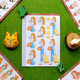 Business | Wanderlust | Just Dolls Stickers | J438