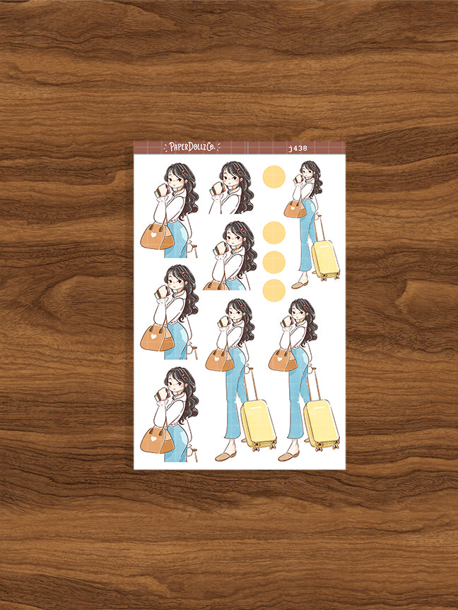 Business | Wanderlust | Just Dolls Stickers | J438