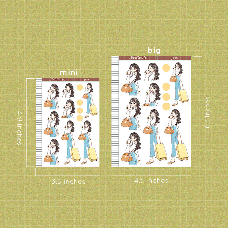 Business | Wanderlust | Just Dolls Stickers | J438