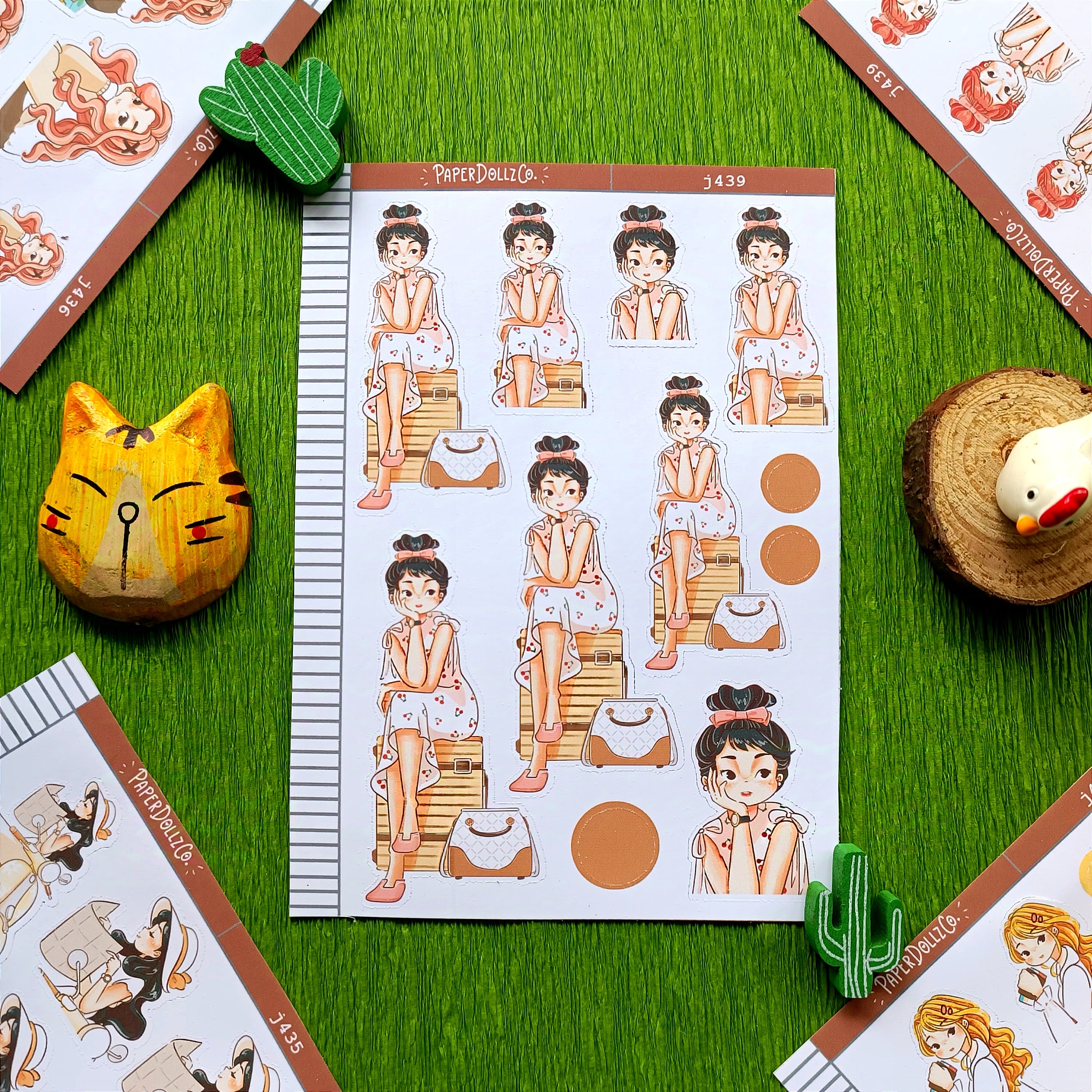 Fancy | Wanderlust | Just Dolls Stickers | J439