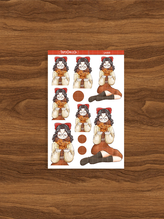 Festive | Winter Solstice | Just Dolls Stickers | J440