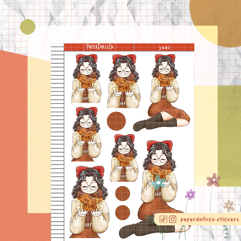 Festive | Winter Solstice | Just Dolls Stickers | J440