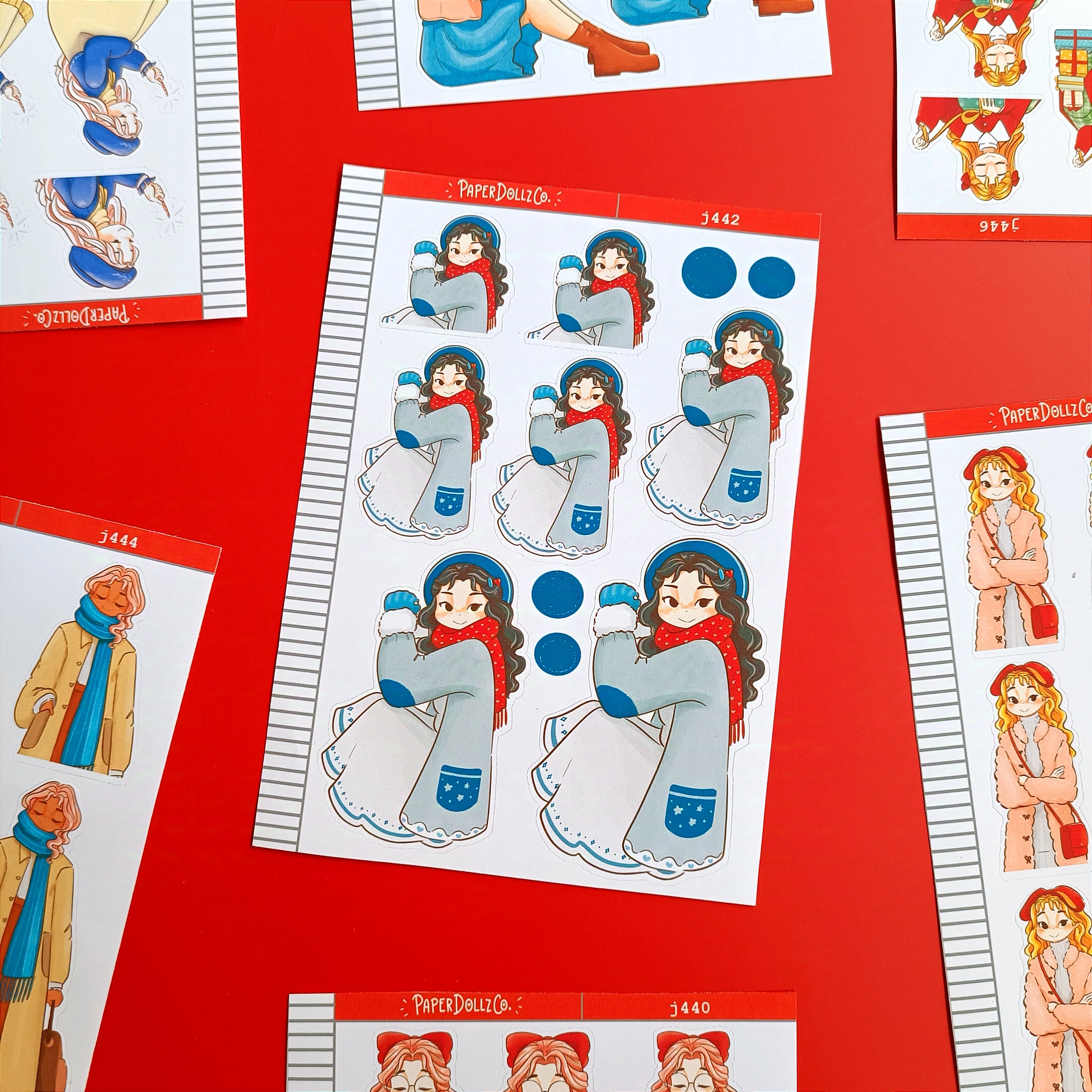 Frosty | Winter Solstice | Just Dolls Stickers | J442