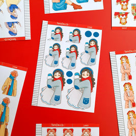 Frosty | Winter Solstice | Just Dolls Stickers | J442