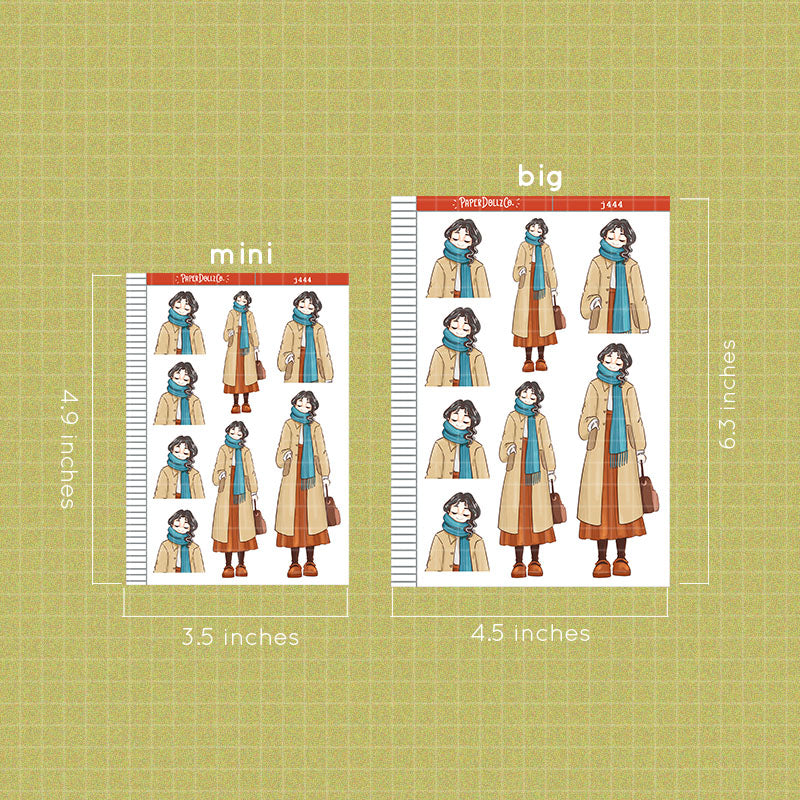 Work | Winter Solstice | Just Dolls Stickers | J444