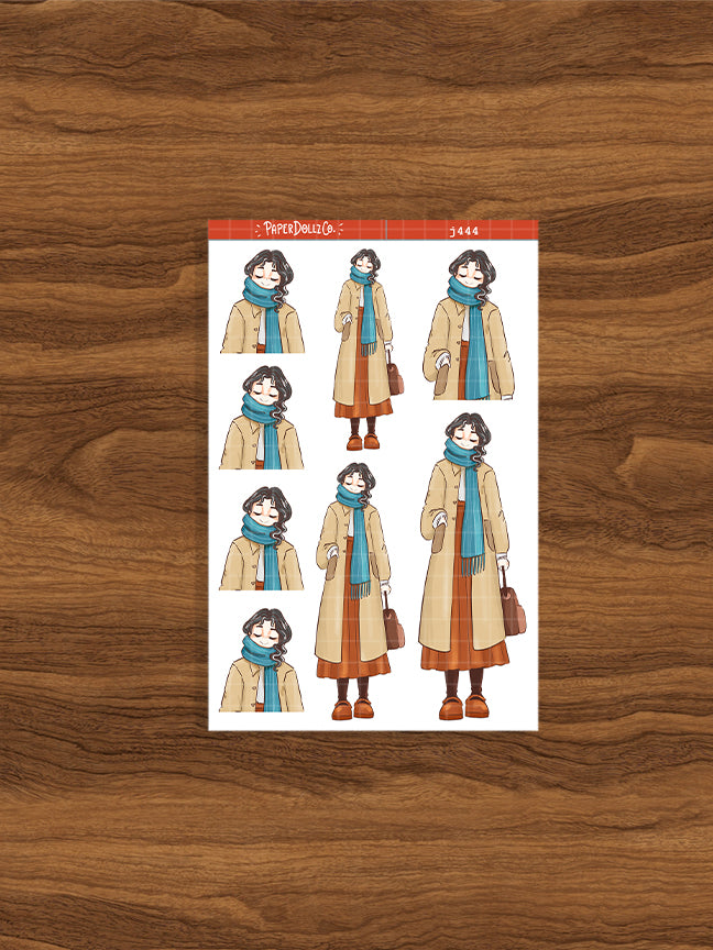 Work | Winter Solstice | Just Dolls Stickers | J444