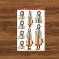 Work | Winter Solstice | Just Dolls Stickers | J444