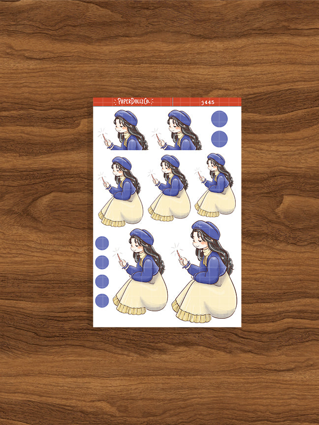 Champagne | Winter Solstice | Just Dolls Stickers | J445
