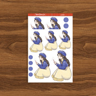 Champagne | Winter Solstice | Just Dolls Stickers | J445
