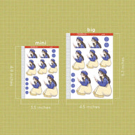 Champagne | Winter Solstice | Just Dolls Stickers | J445
