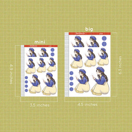 Champagne | Winter Solstice | Just Dolls Stickers | J445