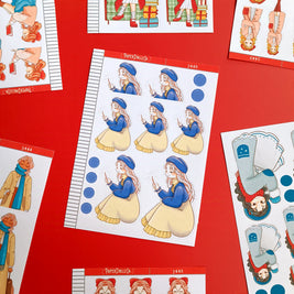 Champagne | Winter Solstice | Just Dolls Stickers | J445