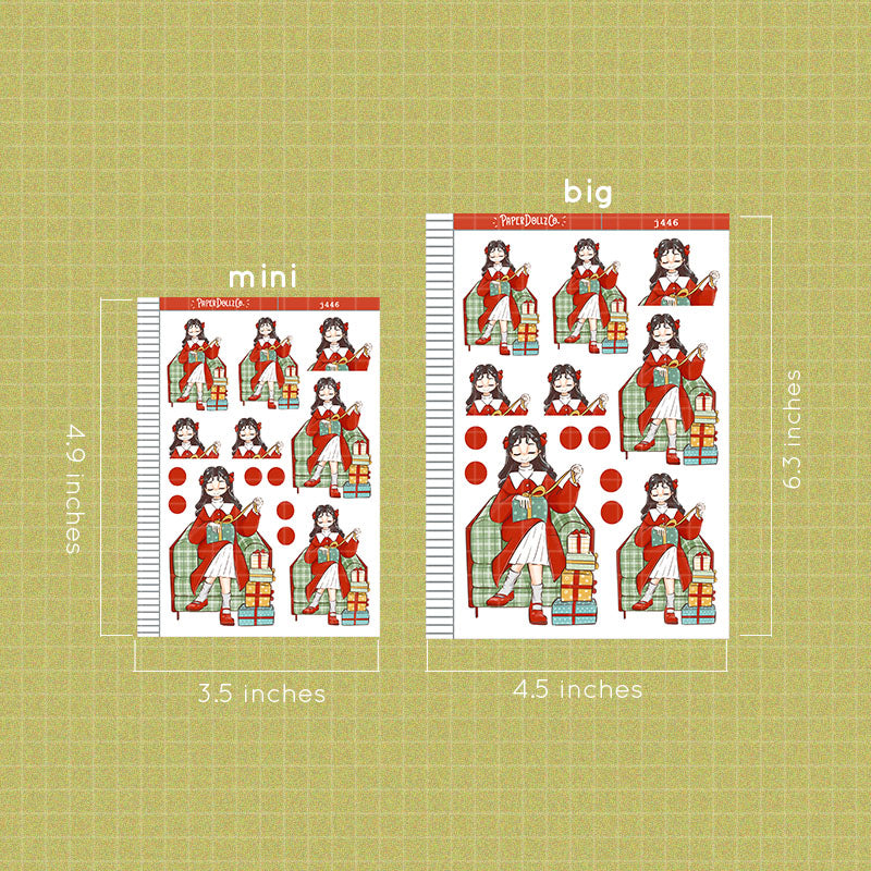 Merry | Winter Solstice | Just Dolls Stickers | J446