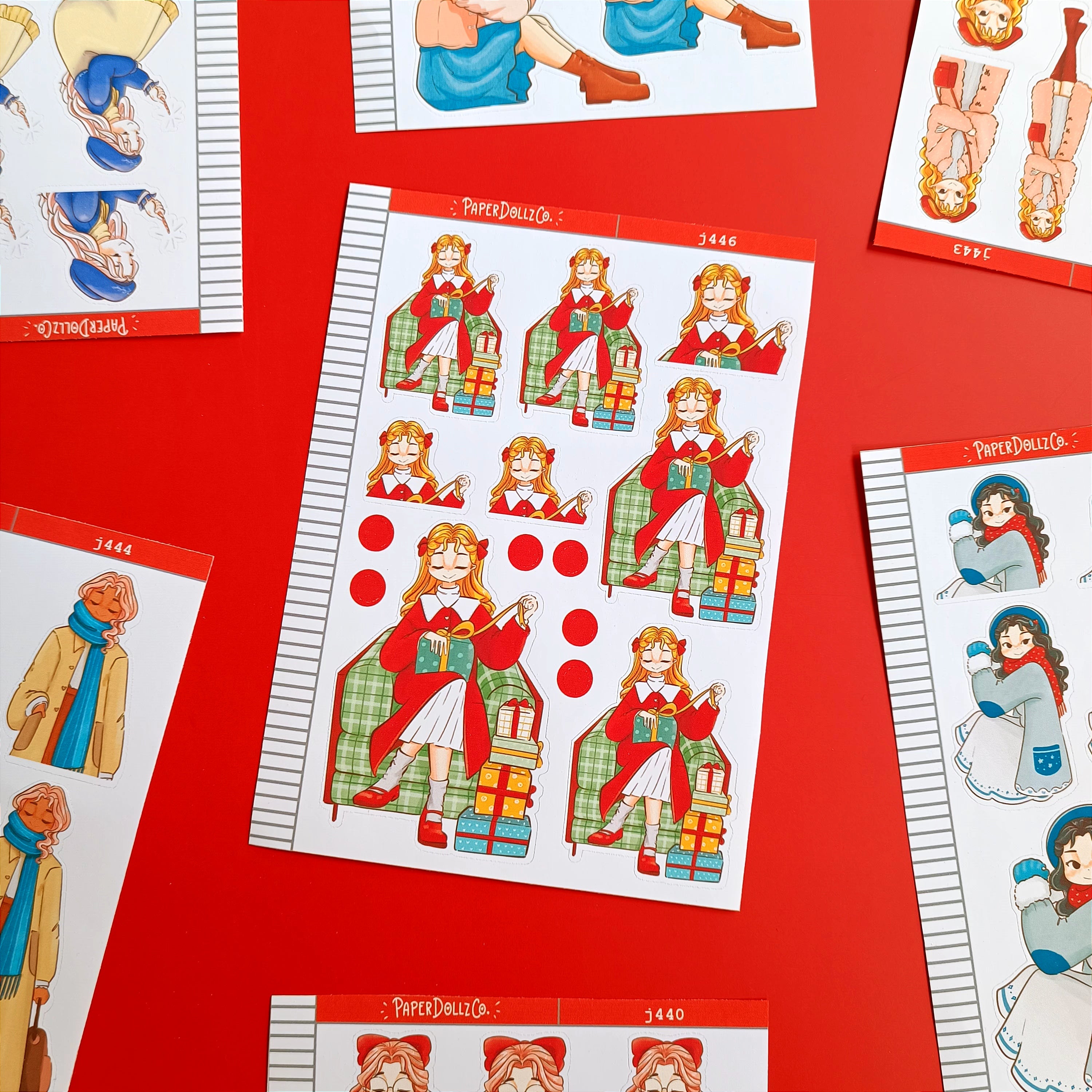 Merry | Winter Solstice | Just Dolls Stickers | J446