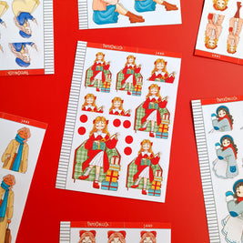 Merry | Winter Solstice | Just Dolls Stickers | J446