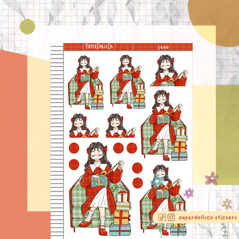 Merry | Winter Solstice | Just Dolls Stickers | J446