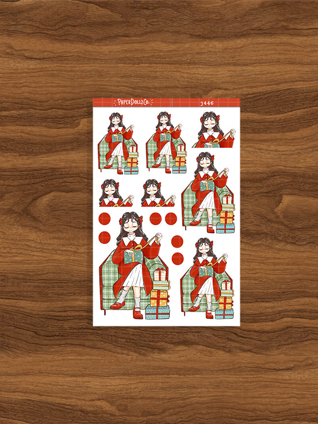 Merry | Winter Solstice | Just Dolls Stickers | J446