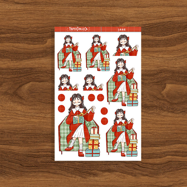 Merry | Winter Solstice | Just Dolls Stickers | J446