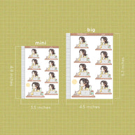 Work | Planner Girl | Just Dolls Stickers | J449