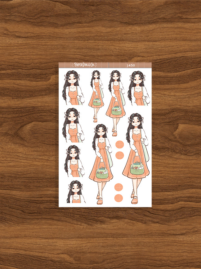 Meet Up | Planner Girl | Just Dolls Stickers | J450