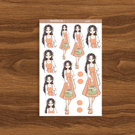 Meet Up | Planner Girl | Just Dolls Stickers | J450