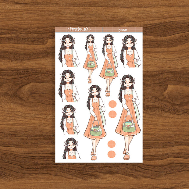 Meet Up | Planner Girl | Just Dolls Stickers | J450