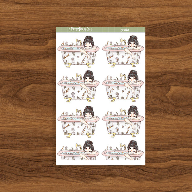 Bath | Reclaiming My Radiance | Just Dolls Stickers | J452