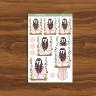 Flora | Reclaiming My Radiance | Just Dolls Stickers | J454