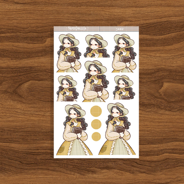Ethel | Victorian Muses | Just Dolls Stickers | J462