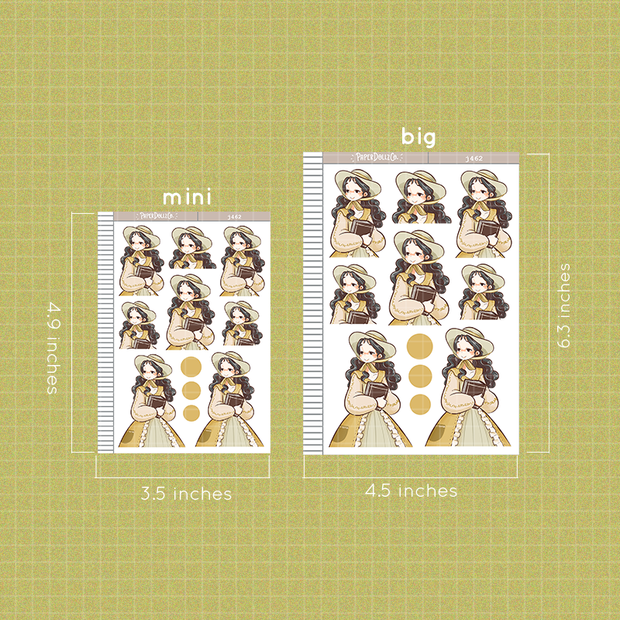 Ethel | Victorian Muses | Just Dolls Stickers | J462