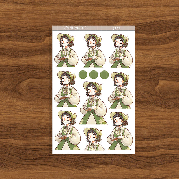 Beryl | Victorian Muses | Just Dolls Stickers | J463