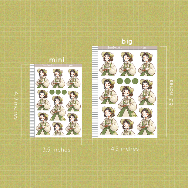 Beryl | Victorian Muses | Just Dolls Stickers | J463