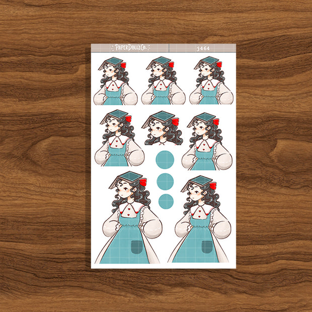 Sophia | Victorian Muses | Just Dolls Stickers | J464