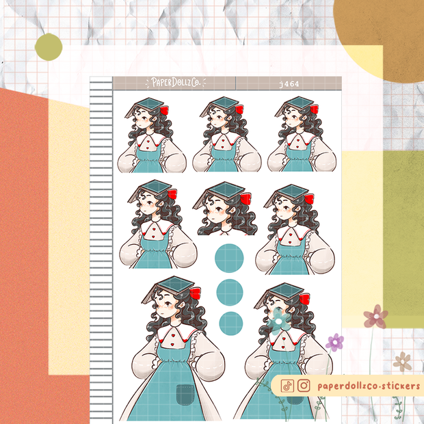 Sophia | Victorian Muses | Just Dolls Stickers | J464