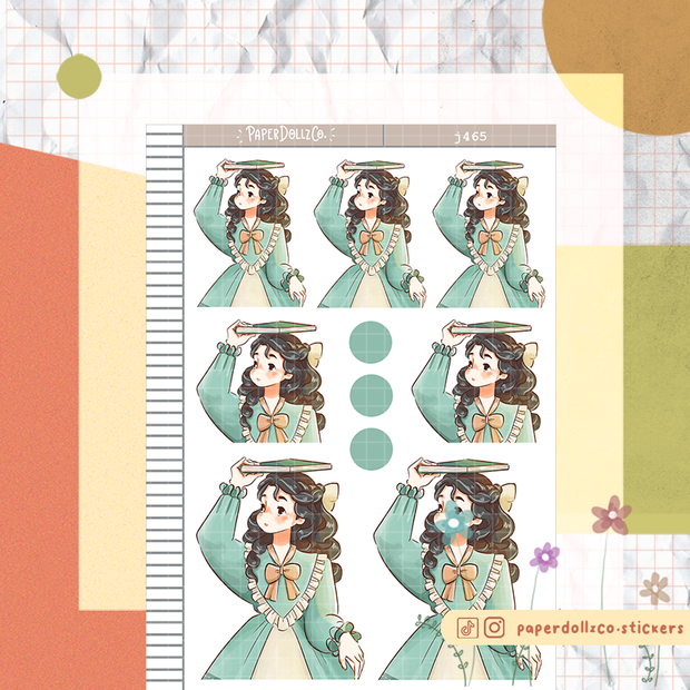 Clara | Victorian Muses | Just Dolls Stickers | J465