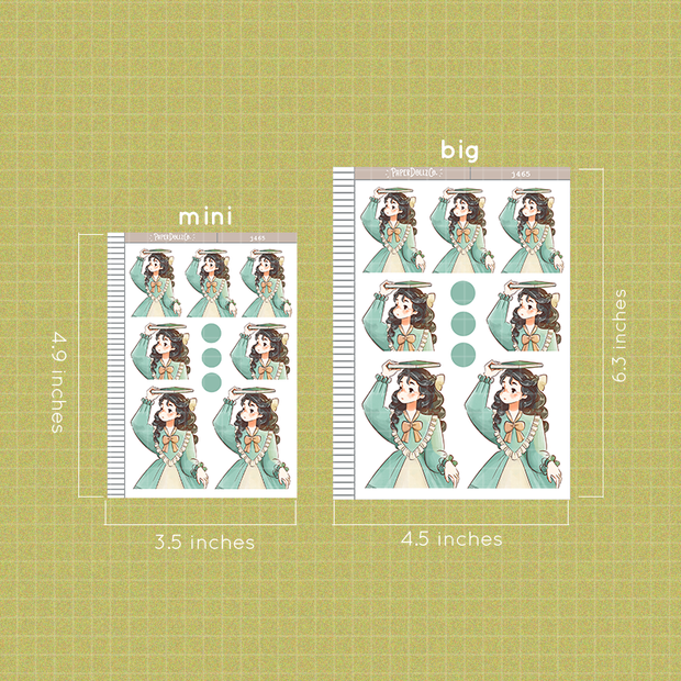 Clara | Victorian Muses | Just Dolls Stickers | J465